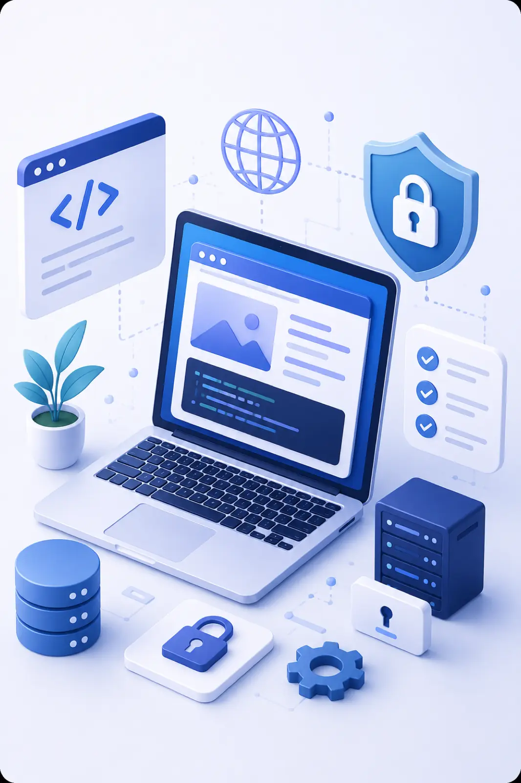 Modern web application architecture for performance and security